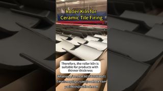 সিরামিক টাইল ফায়ারিংয়ের জন্য রোলার ভাটা #kilnmanufacturer #brickfactory #ceramictiles #rollerkiln
